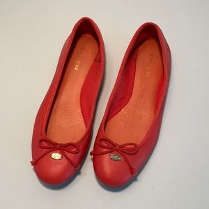 Coach ballet flats excellent condition